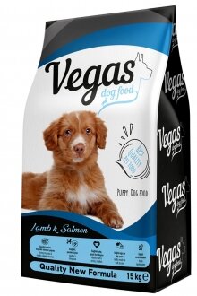 Vegas Kuzu Etli ve Somonlu Yavru 15 kg Köpek Maması kullananlar yorumlar